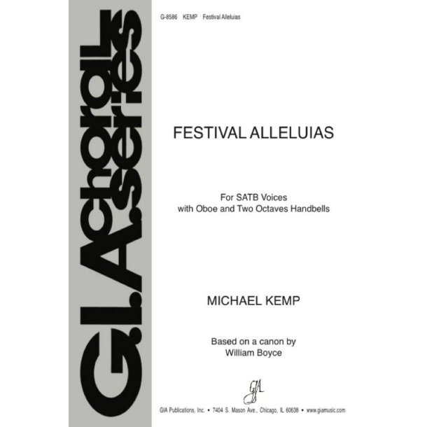 Festival Alleluias - Instrument part : Oboe