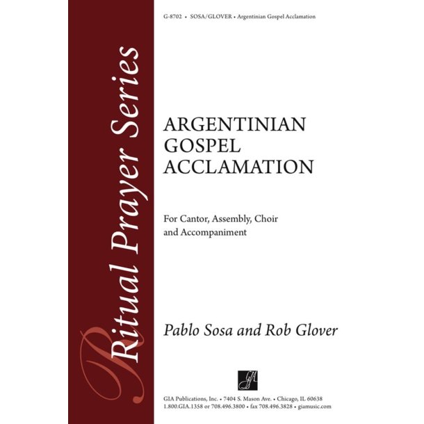 Argentinian Gospel Acclamation- Instrument edition : C Instrument