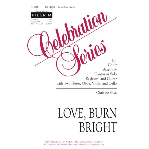 Love, Burn Bright - Instrument edition : Flute I, II, Oboe, Violin, Cello