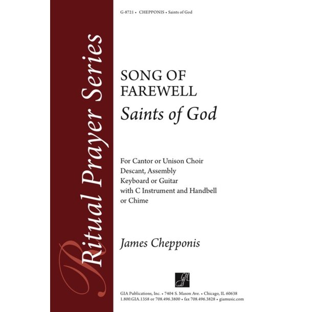 Saints of God - Guitar edition : Song of Farewell
