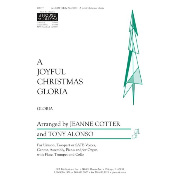 A Joyful Christmas Gloria - Instrument edition : Flute- Trumpet- Cello