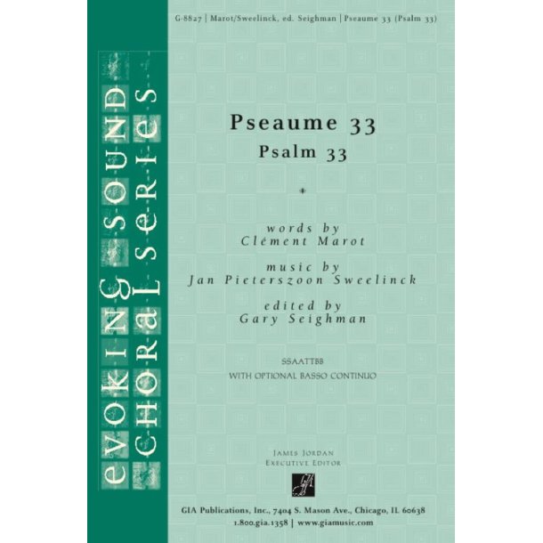 Pseaume 33 : Basso Continuo