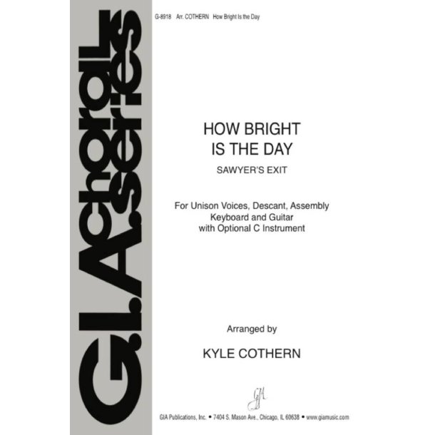How Bright Is the Day - Instrument edition : C Instrument