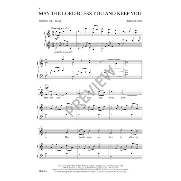 May the Lord Bless You and Keep You