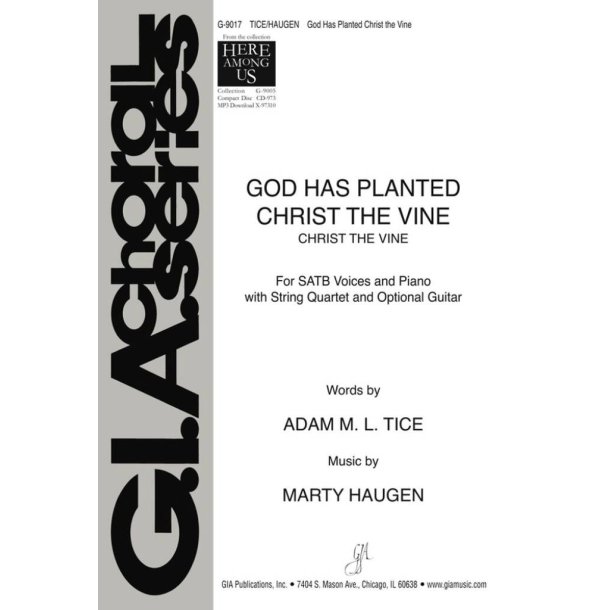 God Has Planted Christ the Vine-Instrument edition : Violin I- Violin II- Viola- Cello