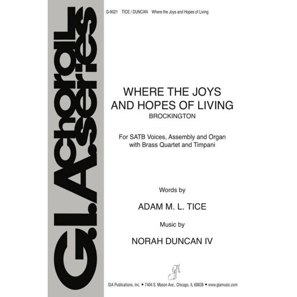 Where the Joys and Hopes of Living