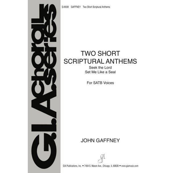 Two Short Scriptural Anthems