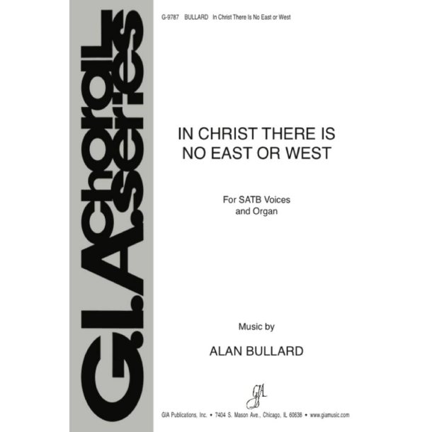 In Christ There Is No East or West