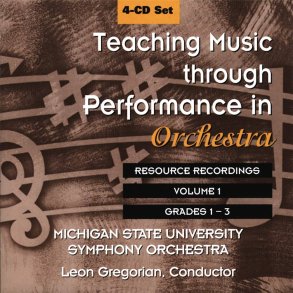 Teaching Music through perf. in Orchestra, Vol. 1 : Resource Recordings, Grades 1 - 3 4 CD set