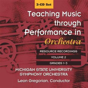 Teaching Music Through perf. in Orchestra, Vol. 2 : Resource Recordings, Grades 1, 2 and 3 3 CD set