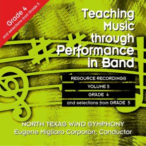 Teaching Music through Performance in Band, Vol. 5 : Resource Recordings, Grade 4 and Selections from Grade 5 3 CD set