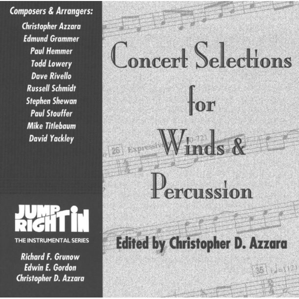 Concert Selections for Winds and Percussion : Demonstration compact disc
