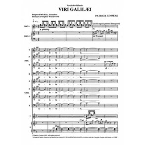 Viri Galilaei : Scored for two organs
