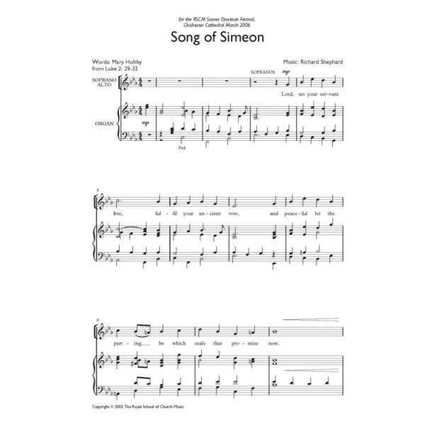 Song of Simeon (Shephard)
