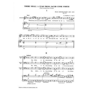 There shall come a star from Jacob come forth : 3 excerpts form Christus