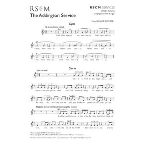 The Addington Service - Congregation edition