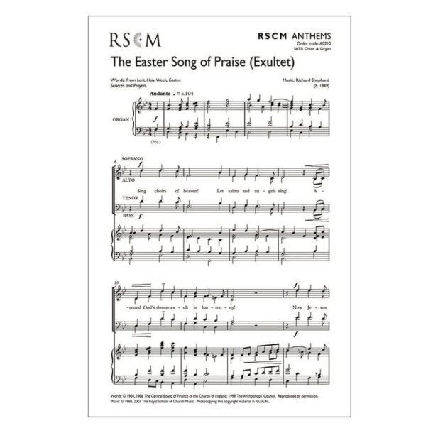 The Easter Song of Praise (Exultet)