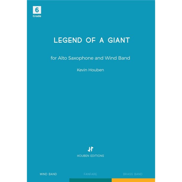 Legend of a Giant : for Alto Saxophone and Wind Band