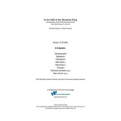 In the Hall of the Mountain King : Arrangement of the 4th Movement of the Peer Gynt Suite no. 1, Op. 46