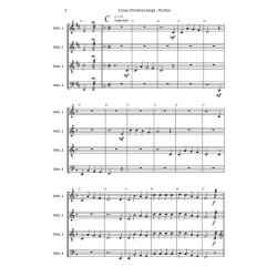 3 Easy Christmas Songs : Medley: Morgen kommt der Weihnachtsmann / Jingle Bells / Es schneielet