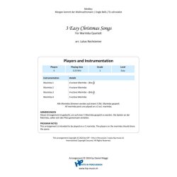 3 Easy Christmas Songs : Medley: Morgen kommt der Weihnachtsmann / Jingle Bells / Es schneielet