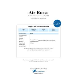 Air Russe : No. 3, from Moments musicaux, op. 94, D. 780