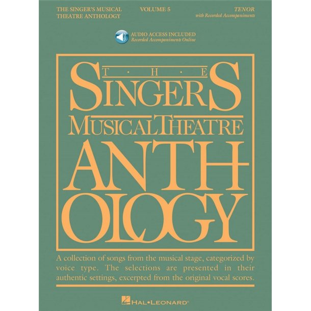 Singer's Musical Theatre Anthology - Volume 5 : Tenor Book/Online Audio