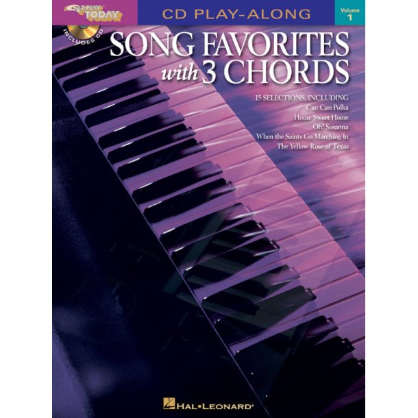 Song Favorites With 3 Chords : E-Z Play Today Volume 1