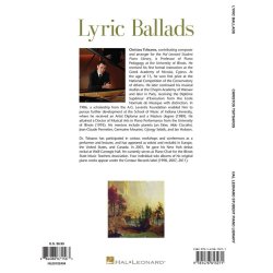 Lyric Ballads : Six Romantic Pieces for Piano Solo