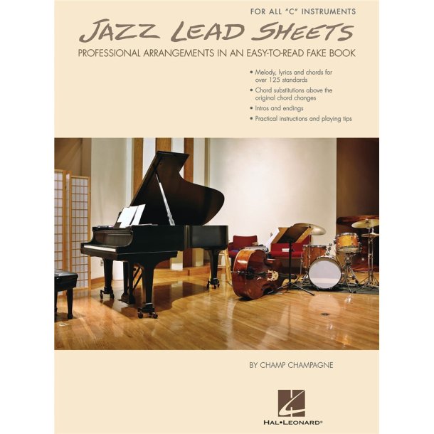 Jazz Lead Sheets: Professional Arrangements In An Easy-To-Read Fake Book