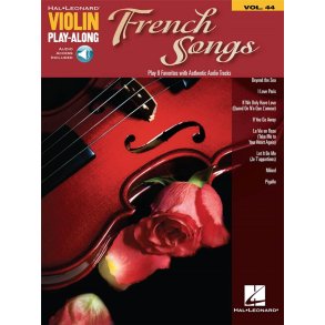 French Songs : Violin Play-Along Volume 44
