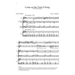 Come on the Trail of Song : from Three Native American Songs