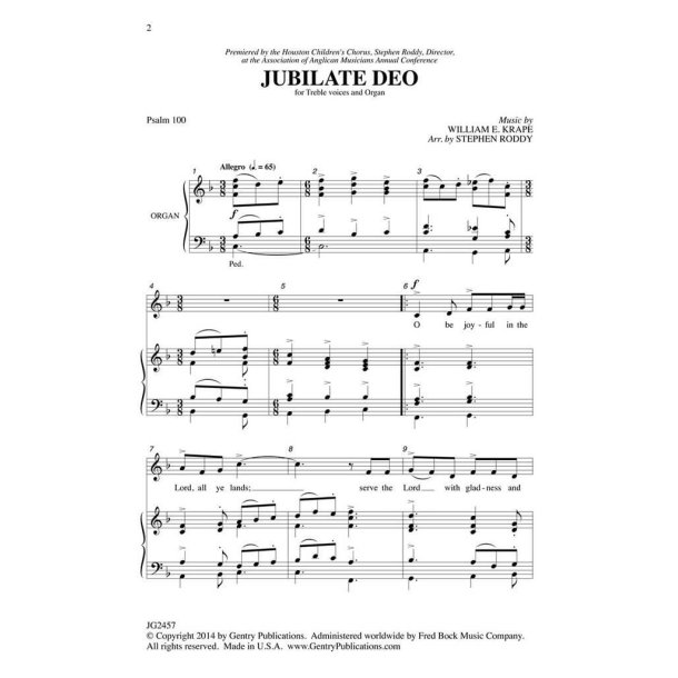 Jubilate Deo