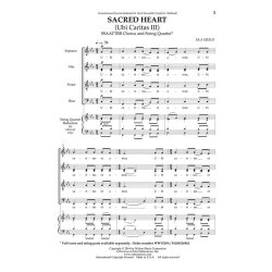 Sacred Heart : String Quartet Score and Parts