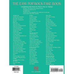 The Easy Pop/Rock Fake Book : Melody, Lyrics & Simplified Chords in the Key of C