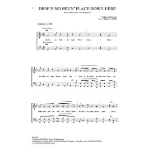 Dere's No Hidin' Place Down Here