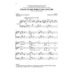 I Want to Die While You Love Me