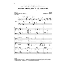 I Want to Die While You Love Me