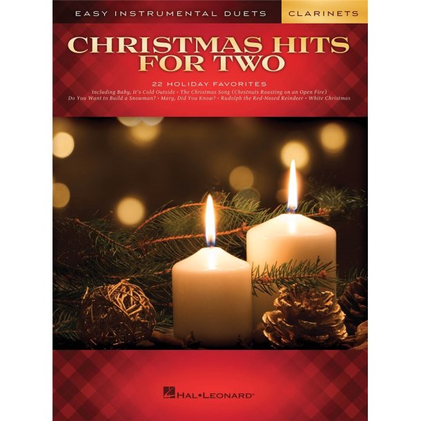 Christmas Hits for Two Clarinets : Easy Instrumental Duets