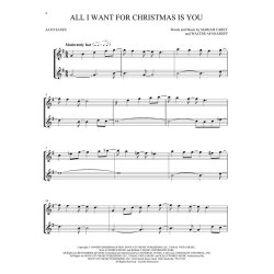 Christmas Hits for Two Alto Saxes : Easy Instrumental Duets