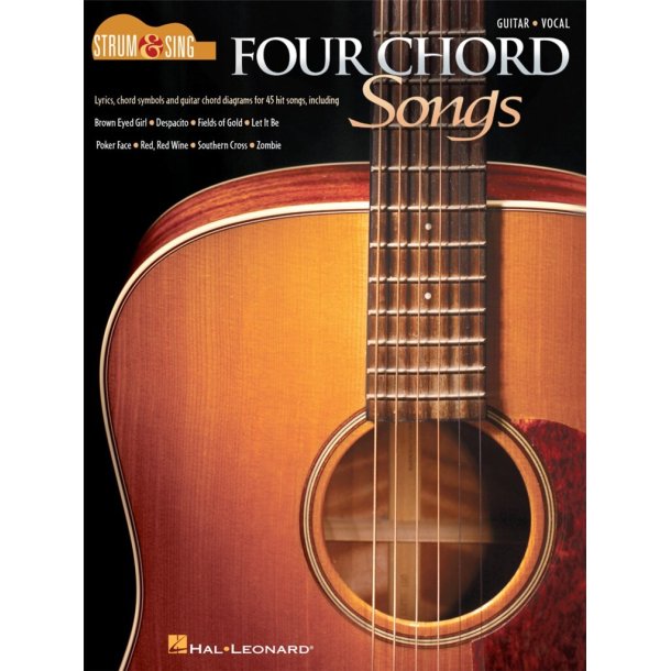 FOUR CHORD SONGS - STRUM &amp; SING GUITAR