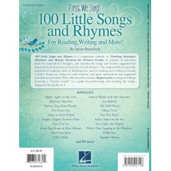 First, We Sing! 100 Little Songs And Rhymes : For Reading, Writing and More(primary K-2 Collection)
