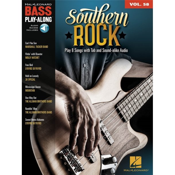 Southern Rock : Bass Play-Along Volume 58