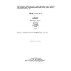 Requiem : The Souls of the Righteous SATB and Piano