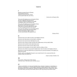 Requiem : The Souls of the Righteous SATB and Piano