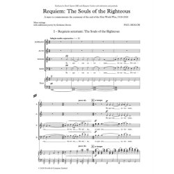 Requiem : The Souls of the Righteous SATB and Piano