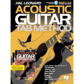 Hal Leonard Acoustic Guitar Tab Method - Combo Ed. : Books 1 & 2 with Online Audio, Plus Bonus Material