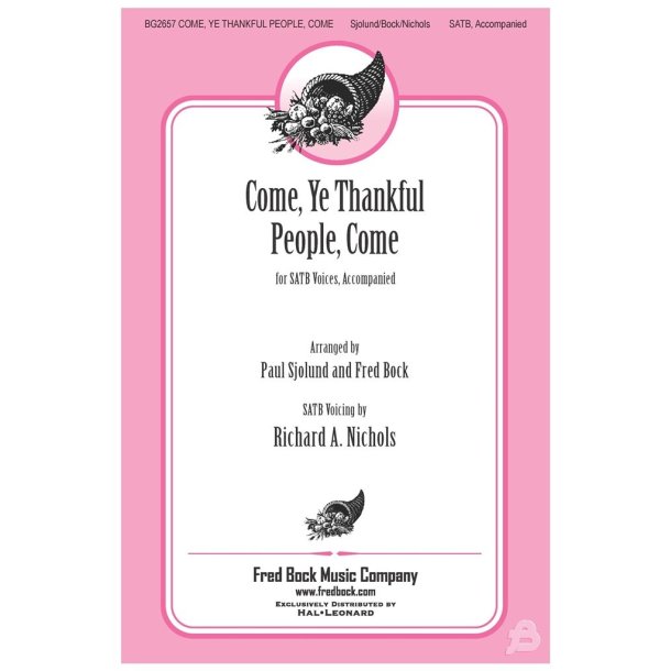 Come, Ye Thankful People, Come