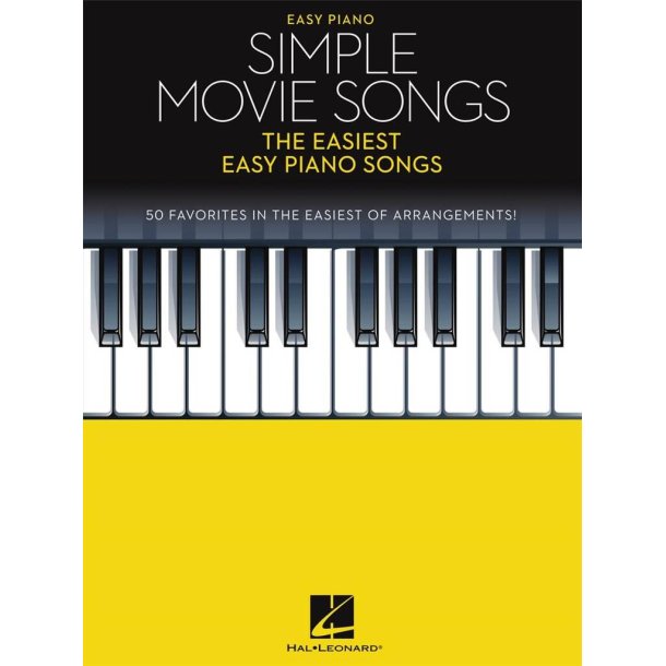 Simple Movie Songs : The Easiest Easy Piano Songs