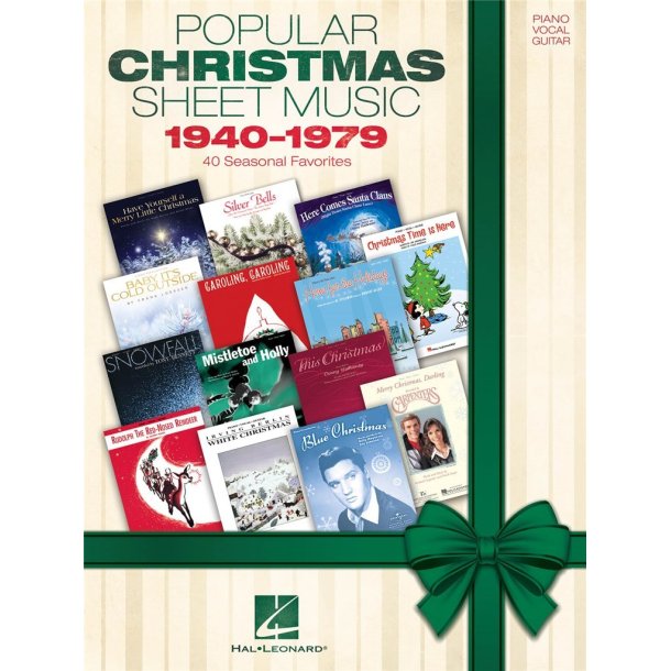 Popular Christmas Sheet Music: 1940-1979 : 40 Seasonal Favorites